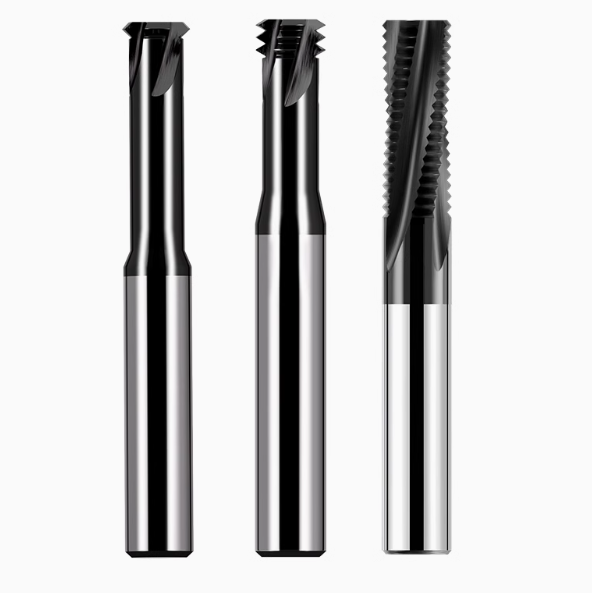 2034-65° three-tooth thread milling cutter, tungsten steel alloy end mill, tooth milling cutter, three-edged coating, M2M3M4M6 CNC cutter Shandong Denso Pricision Tools Co.,Ltd.